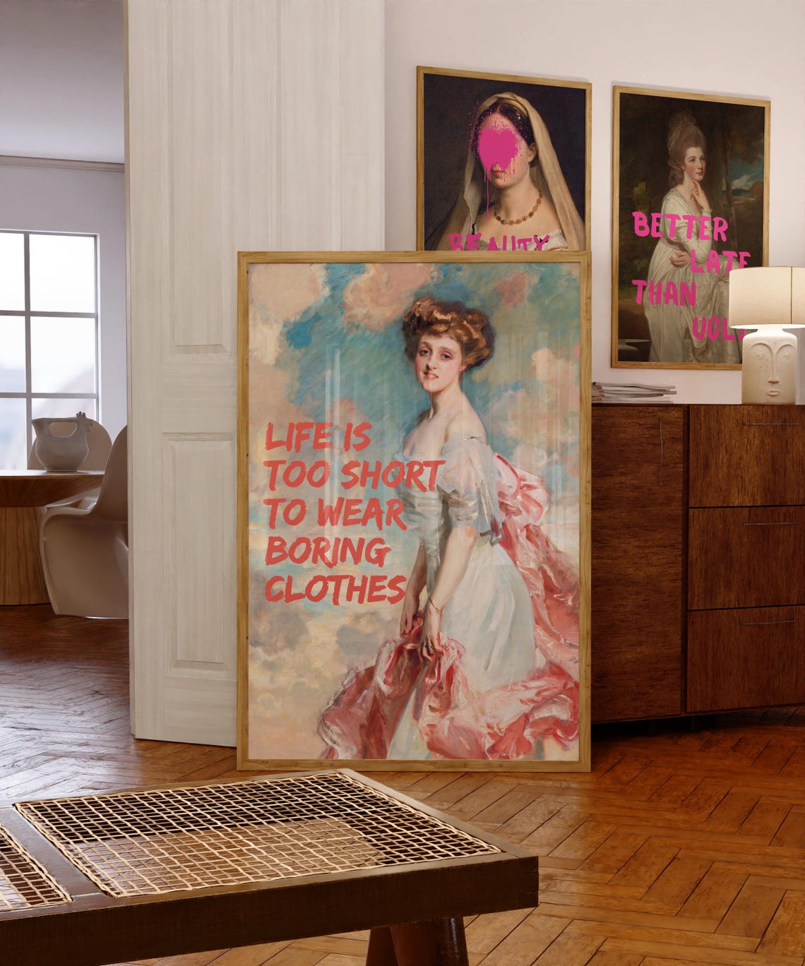 Life Is Too Short To Wear Boring Clothes Altered Art Painting Poster - Image 8