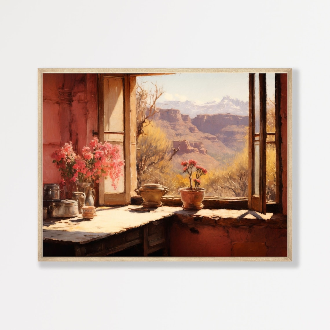 Vintage Still Life Kitchen Art Print, Farmhouse Decor