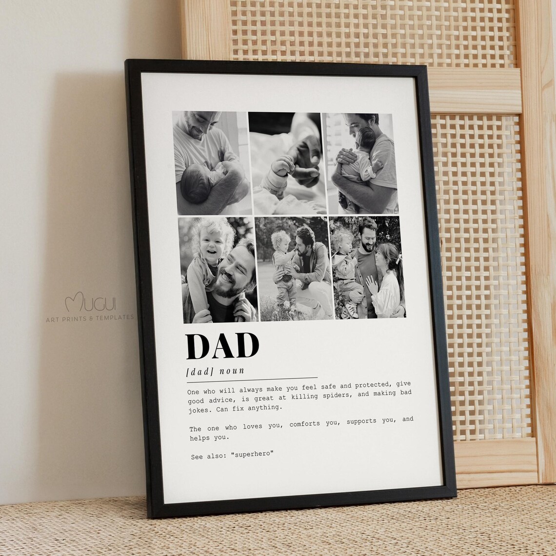 Dad Definition - Customizable Photo Collage