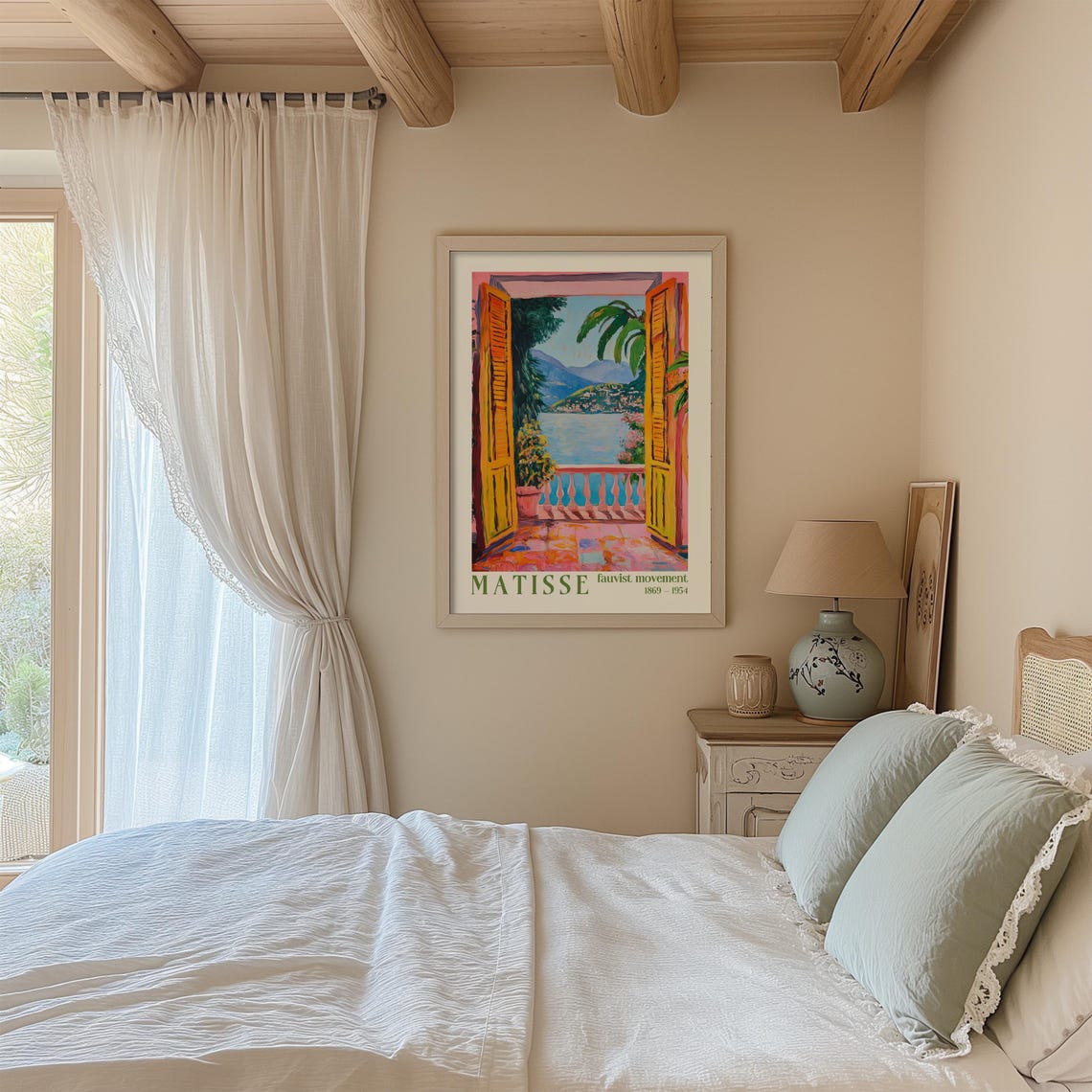 Matisse Open Window Fauvism Vintage Modern Art Print - Image 3