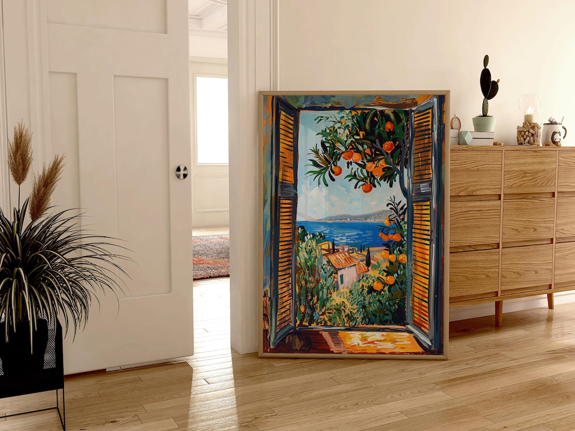 Open Window Henri Matisse Mediterranean Sea Art Print - Image 4