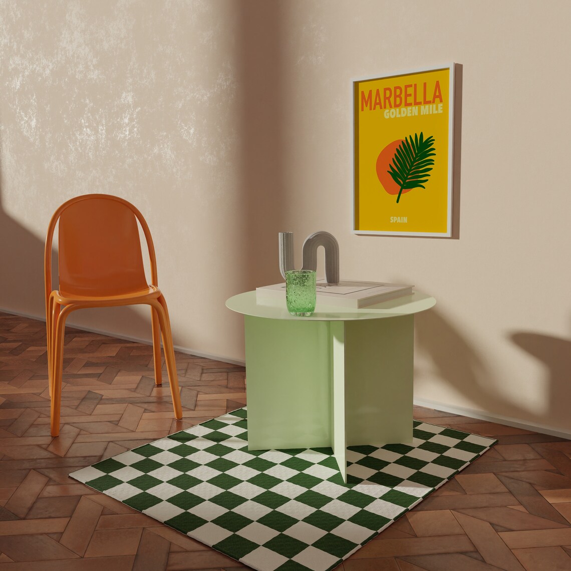 Marbella Retro Travel Poster, Summer Destination - Image 2