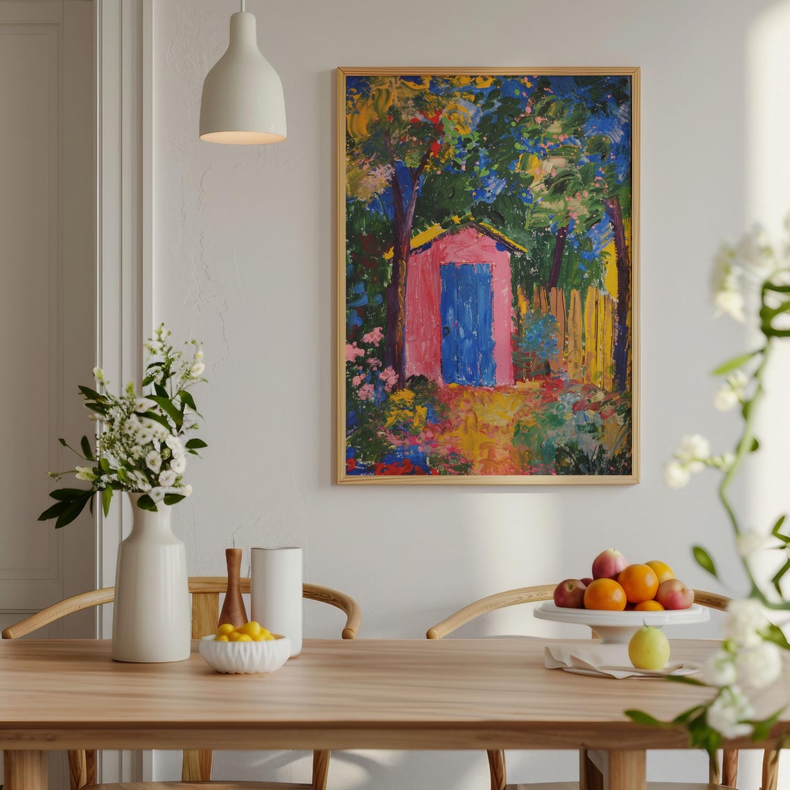 Garden Shed Henri Matisse Print Henri Matisse Style Fauvism Painting Modern Exhibition Print Colourful Nature Trees Gardening Flowers - Image 4