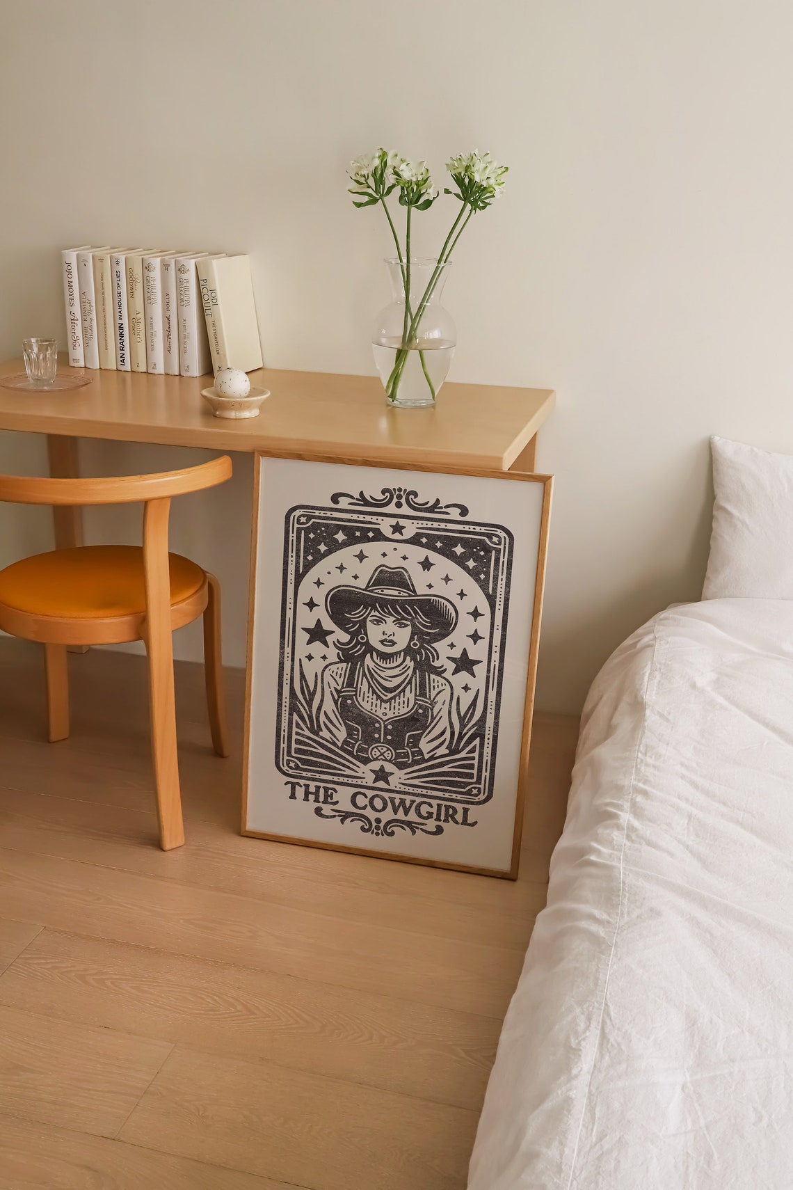The Cowgirl Tarot Card Western Retro Cowboy Boho Chic Poster - Image 4