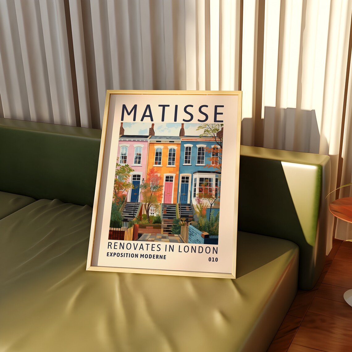 Matisse Colorful London Townhouse Exposition Moderne Art Poster - Image 3