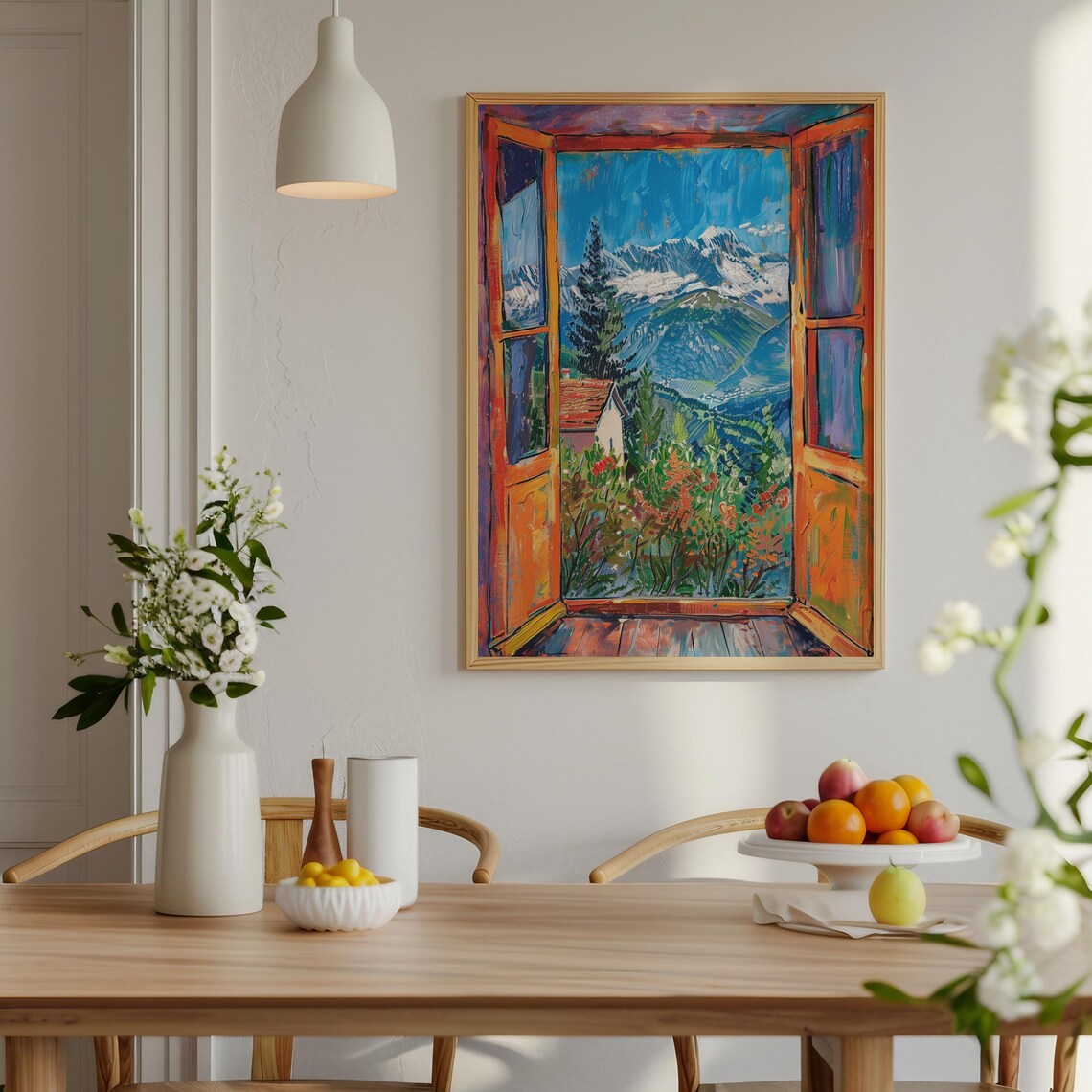 Open Window, Matisse-Inspired Fauvism Print - Image 3