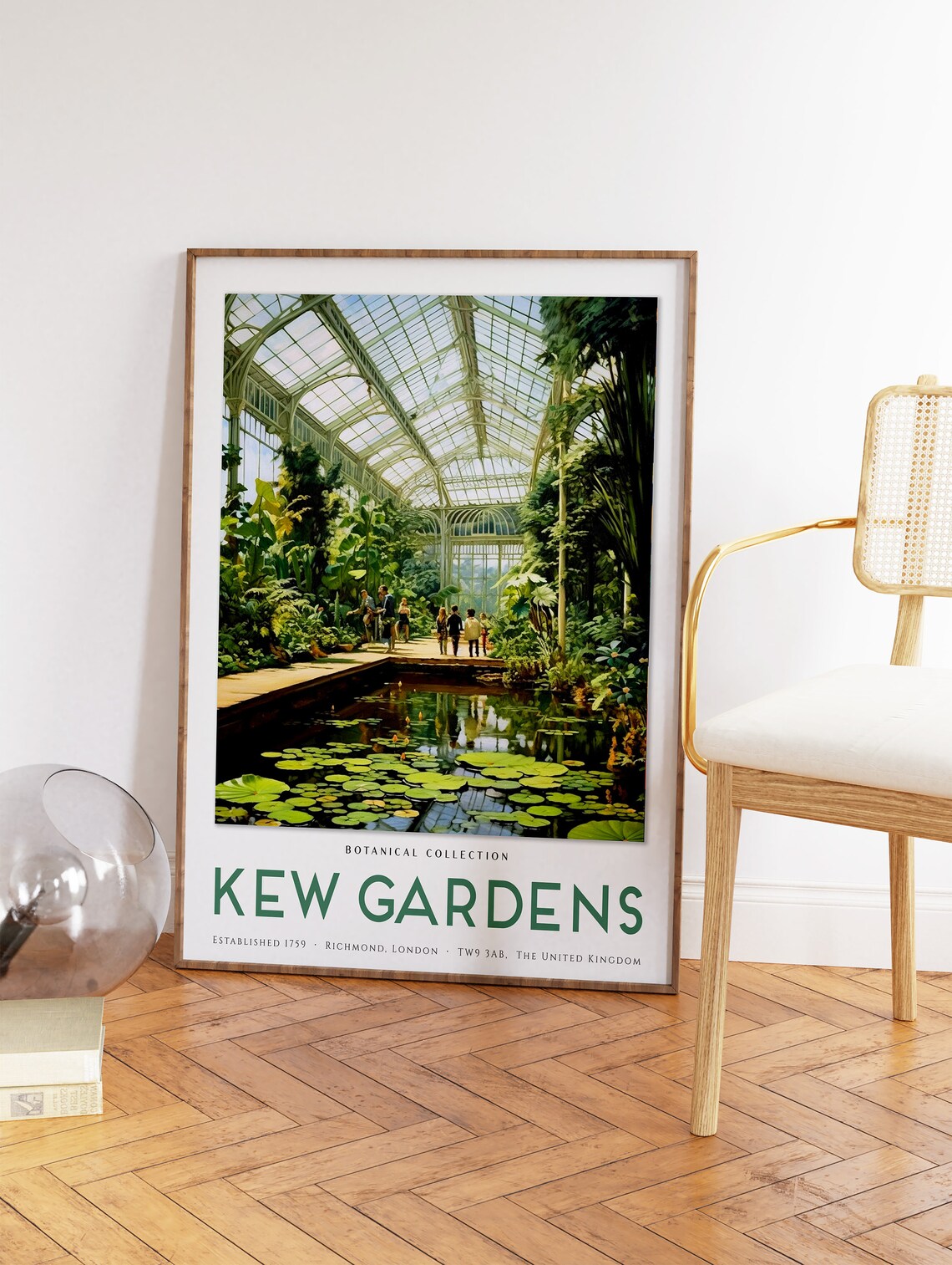 William Morris Kew Gardens London Vintage Floral Art Print - Image 2