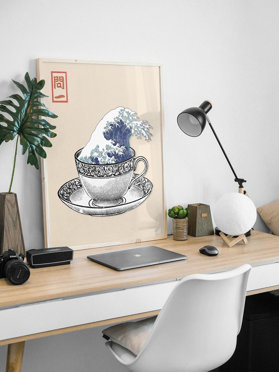 The Great Wave, Japanese Art Print, Hokusai - Image 2