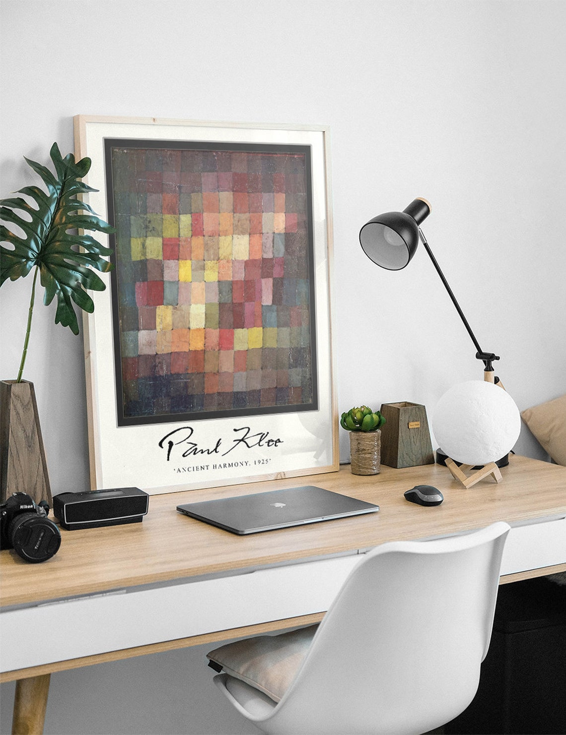 Paul Klee Ancient Harmony 1925 Color Grid Abstract Decor Poster - Image 2