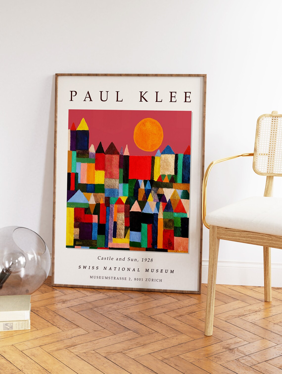 Paul Klee Castle And Sun Abstract Art Print - Image 2