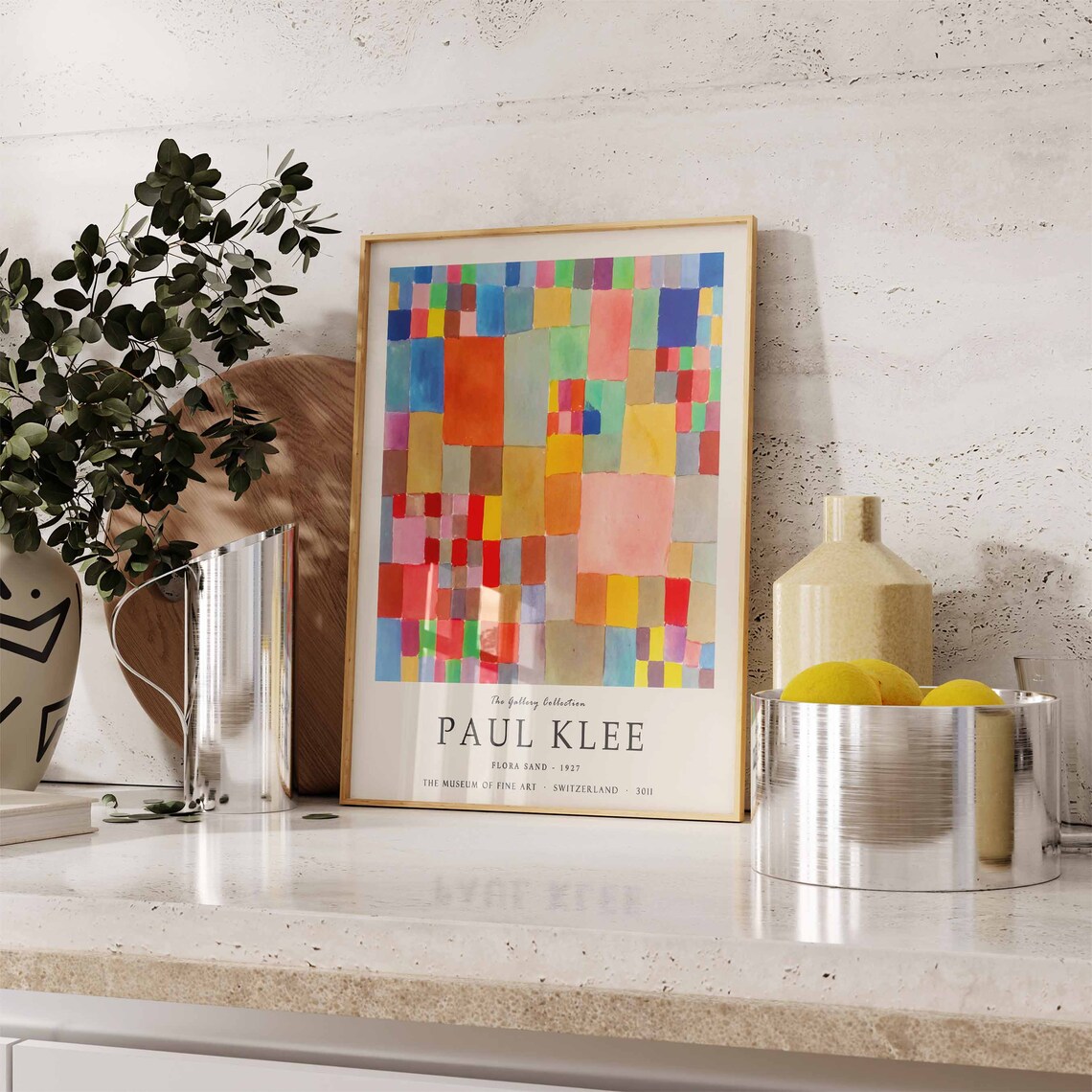 Paul Klee Flora Sand Abstract Exhibition Poster - Image 3