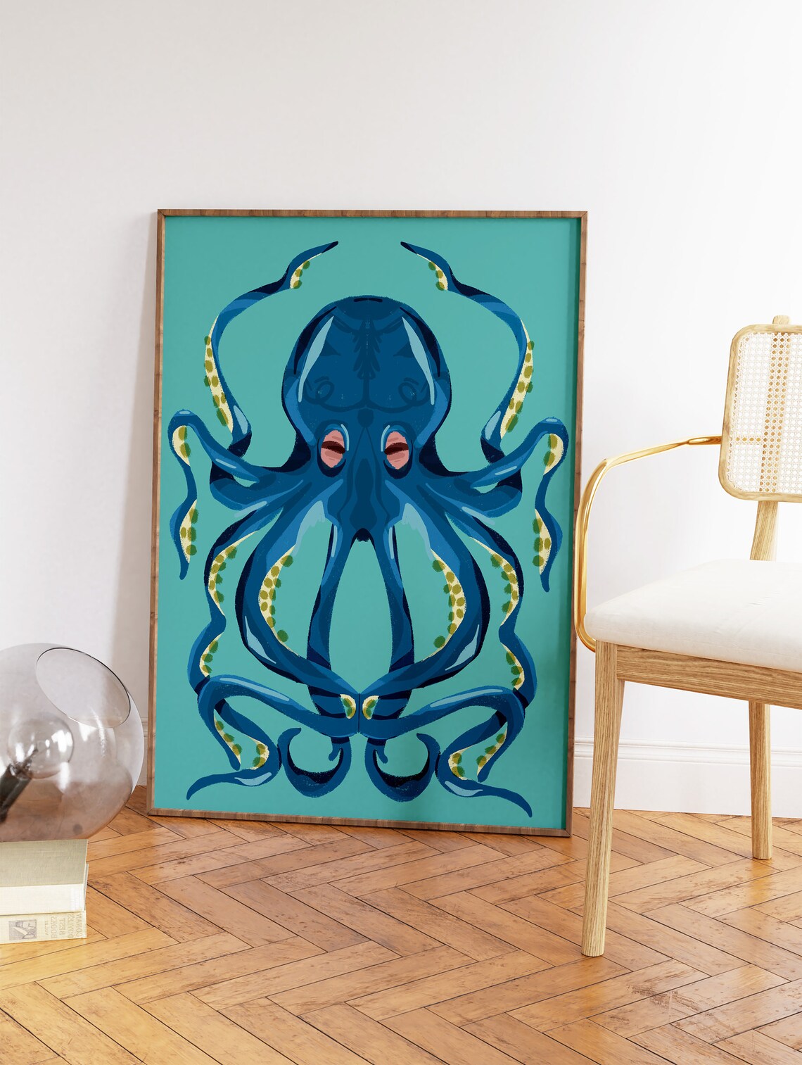 Vintage Octopus Print Vintage Sea Life Poster Sea Art Octopus Wall Art Animal Decor Sea Life Wall Art Vintage Animal Art A1a2a3a4 - Image 2