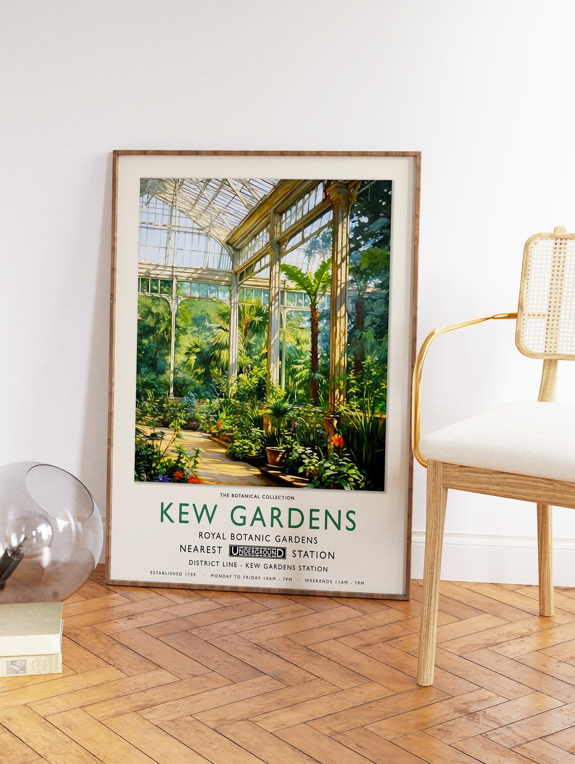Kew Gardens London Botanical Vintage Art Print - Image 2