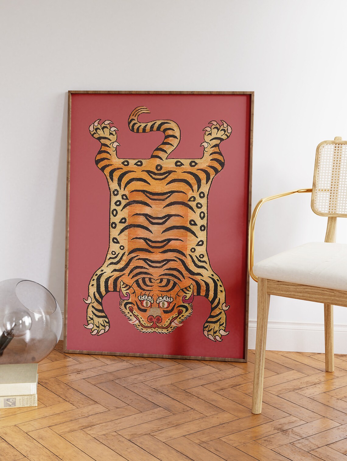 Vintage Tiger Advertising Poster, Animal Art Print - Image 2