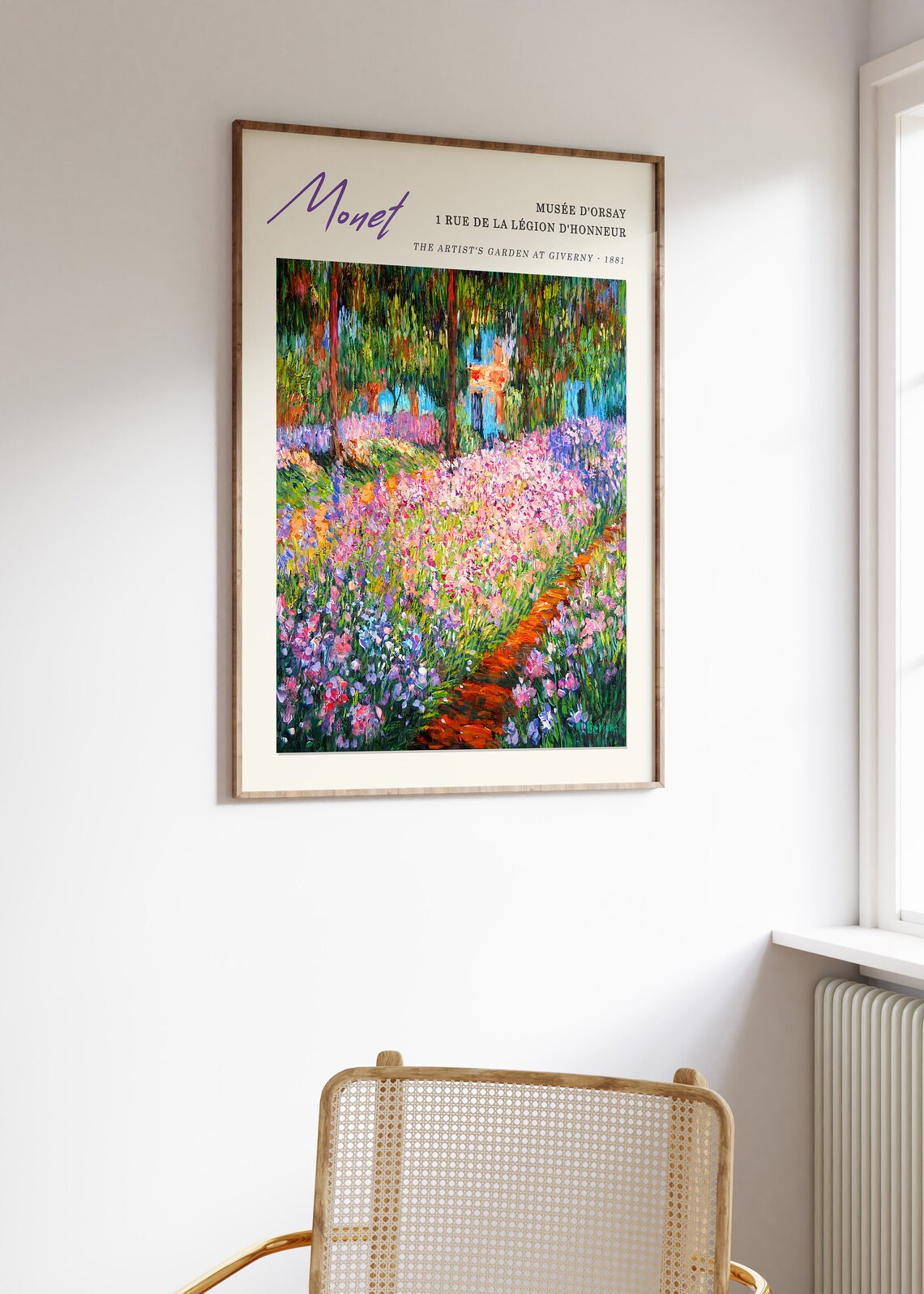 Claude Monet The Artist's Garden Vintage French Art Print - Image 2