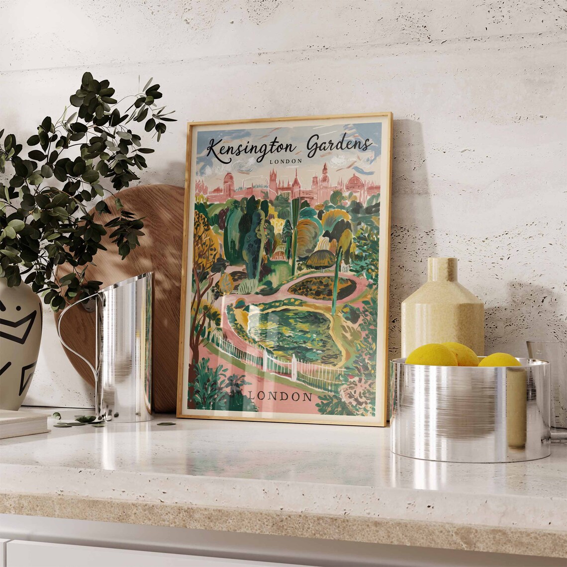 Kensington Gardens Botanical Print, William Morris - Image 2