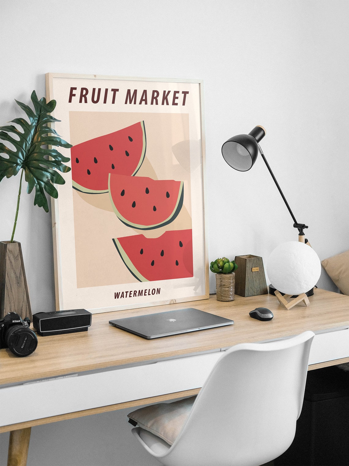 Fresh Watermelon Fruit Market Retro Kitchen Decorative Wall Poster - Image 2