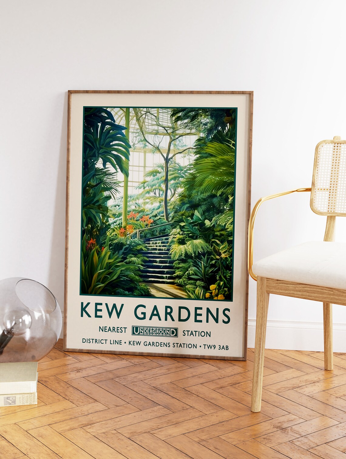 Kew Gardens London Vintage Botanical Art Print - Image 2