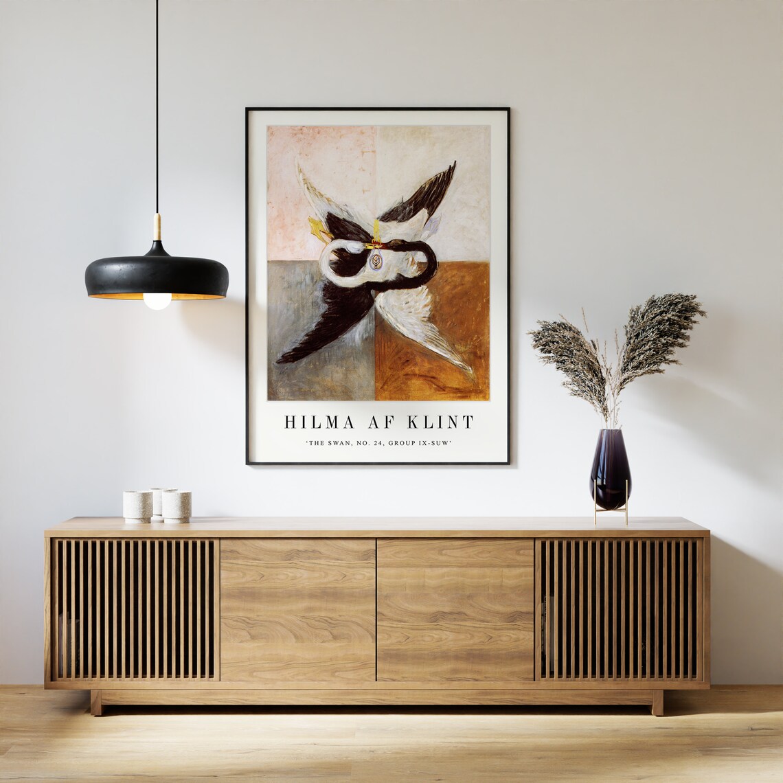 Hilma Af Klint The Swan Exhibition Poster - Image 2
