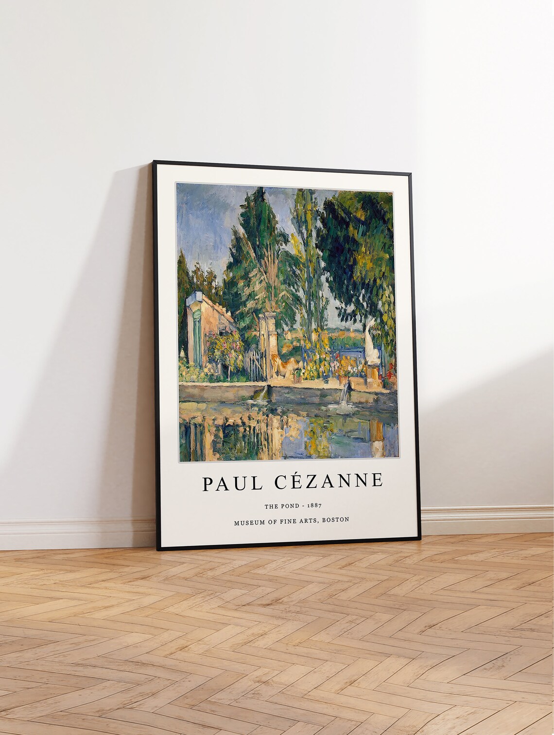 Paul Cézanne The Pond Landscape Art Print - Image 2