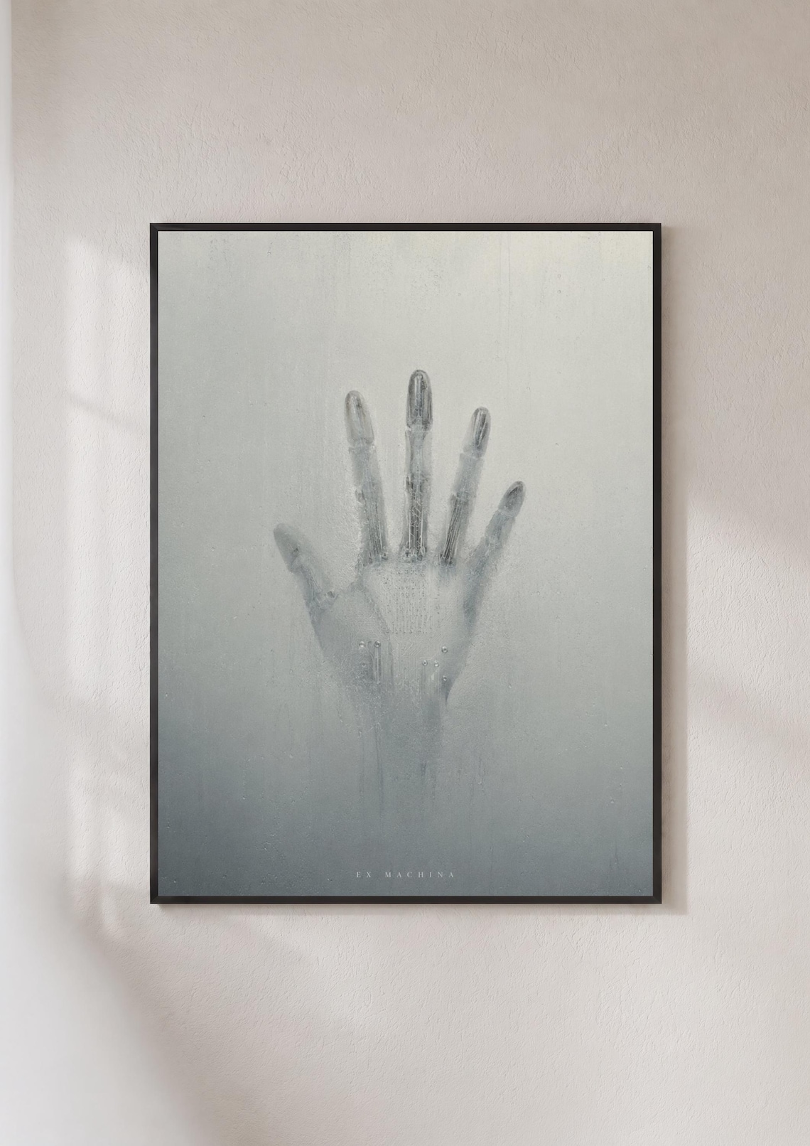 Ex Machina Robot Hand Poster, Minimalist Sci-Fi