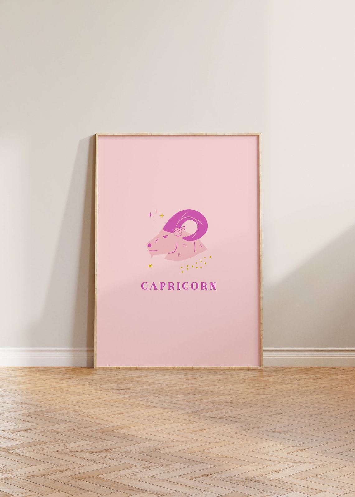 Capricorn Horoscope Zodiac Sign Art Print