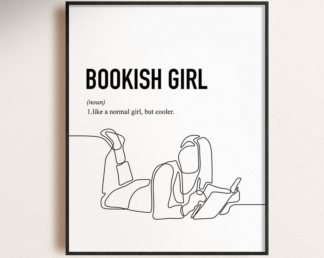 Book Lover Bookish Girl One More Chapter Art Print