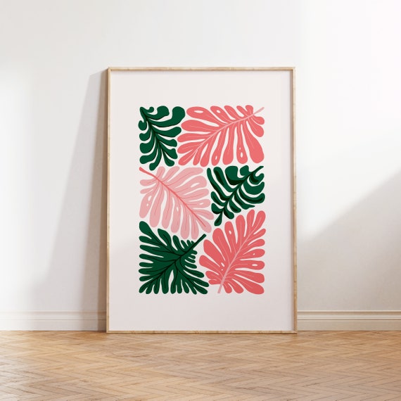 Jungle Flora Botanical Wall Art Print
