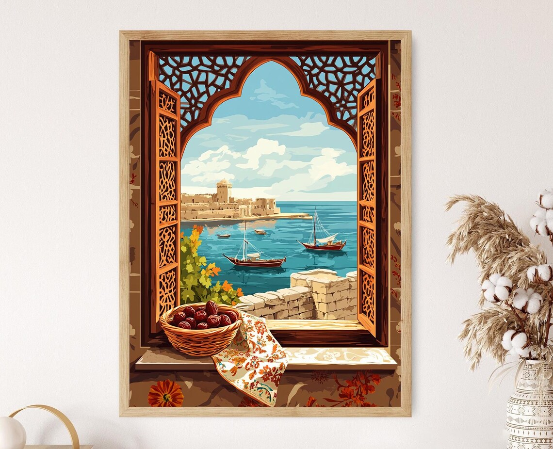Tartus Historic Ornamentation, Old Port View