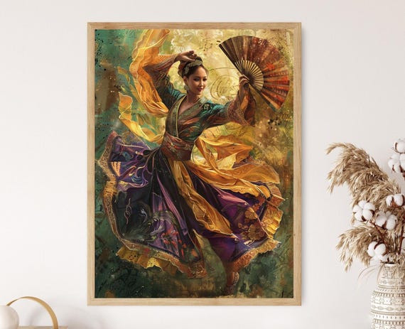 Maranao Pagapir Dance, Filipino Dancer Art Print
