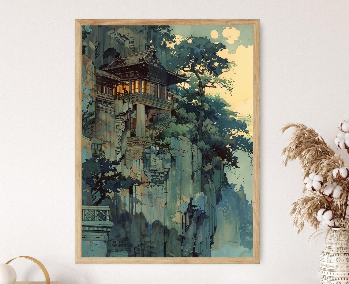 Vintage Hiroshi Yoshida Inspired Art Print