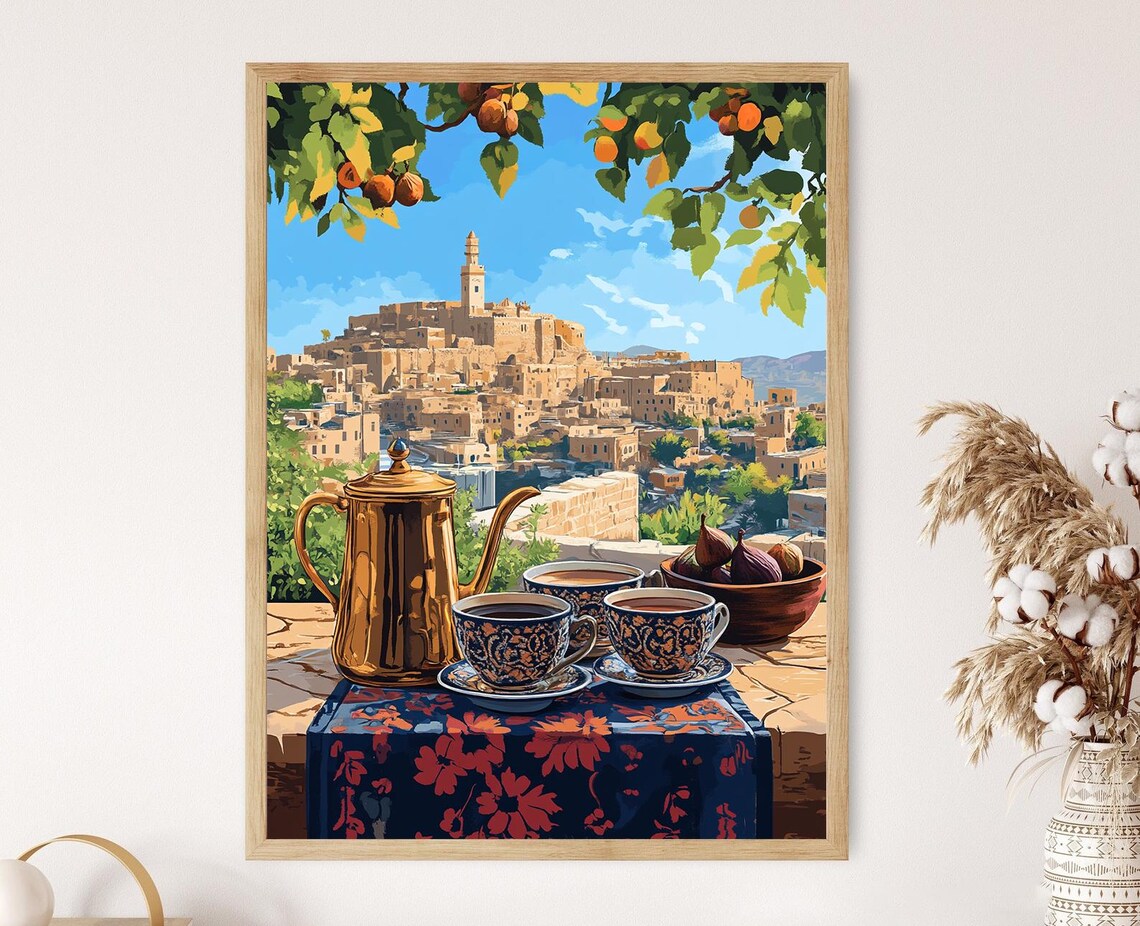 Coffee Set in Erbil, Iraqi Cultural Heritage Art