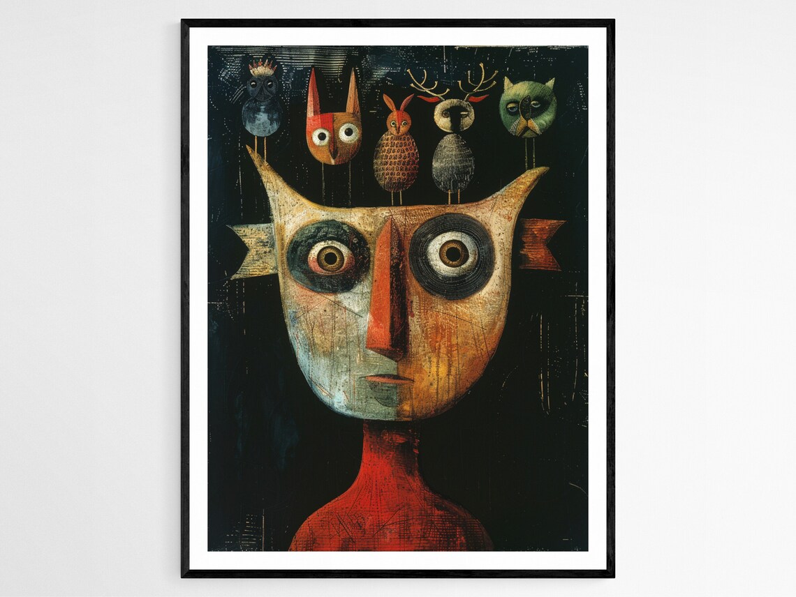 Surreal Fantasy Dreamworld Art Print, Statement Piece