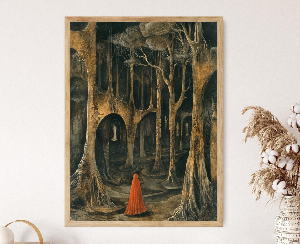 Enigmatic Alchemy Art Print, Whimsical Decor