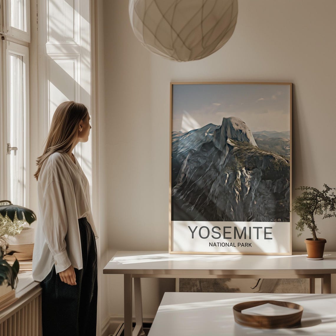 Yosemite National Park Travel Print Yosemite National Park Wall Art Yosemite National Park Poster Yosemite National Park Art Print - Image 2