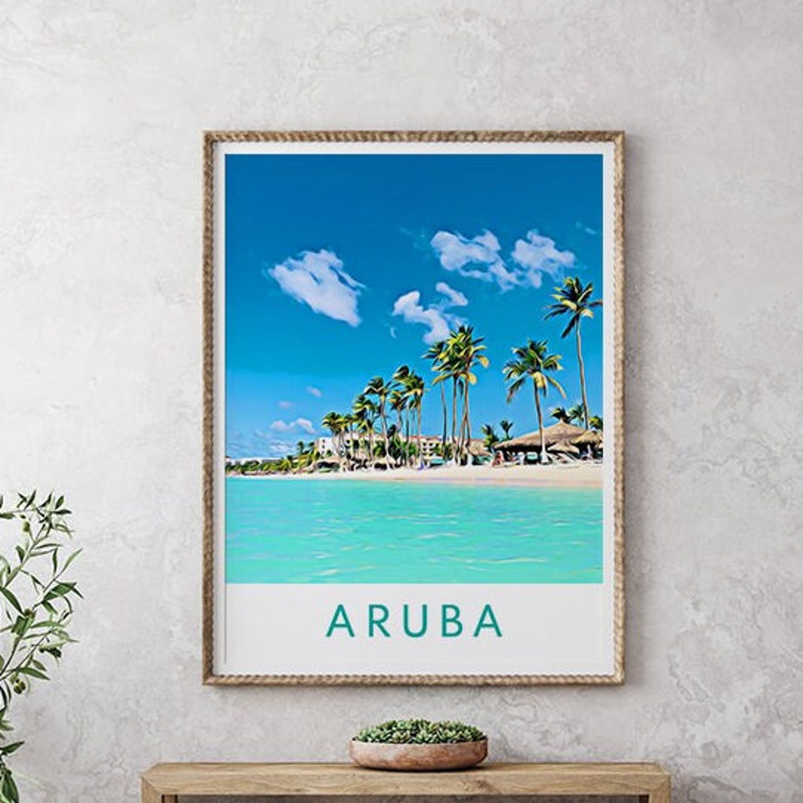 Aruba Print Aruba Art Aruba Travel Print Aruba Wall Art Aruba Travel Poster Aruba Photo Aruba Poster Aruba Caribbean Travel Art - Image 2