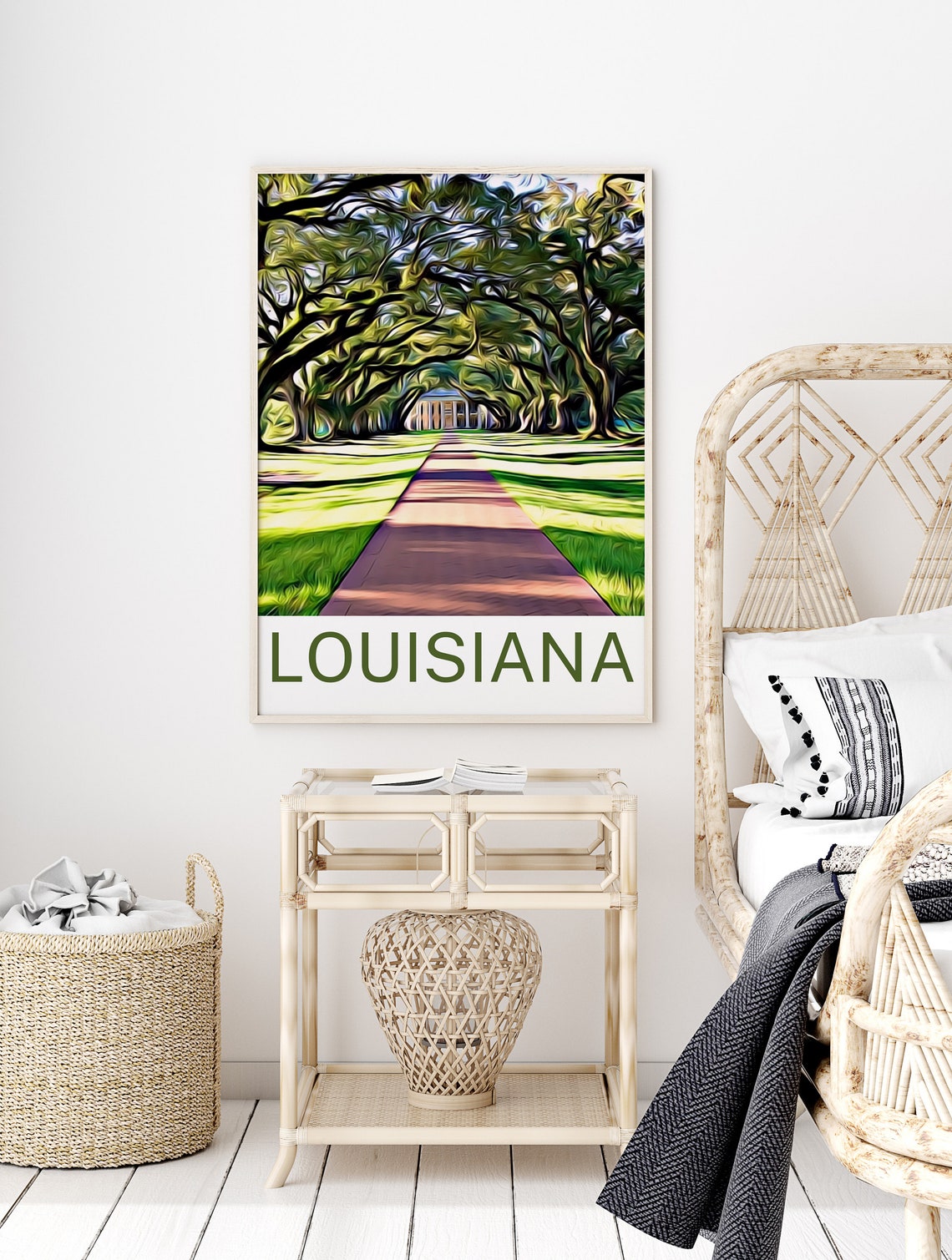 Louisiana Print Louisiana Art Louisiana Wall Art Louisiana Art Print Louisiana Artwork Louisiana Poster Louisiana Decor - Image 2