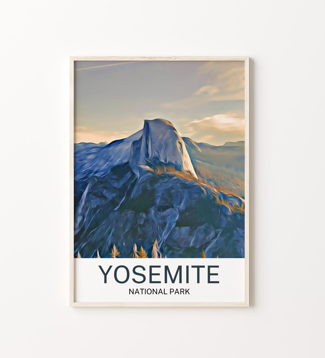 Yosemite National Park Travel Print Yosemite National Park Wall Art Yosemite National Park Poster Yosemite National Park Art Print