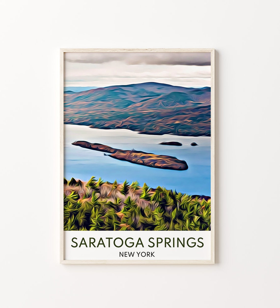 Saratoga Springs Print New York Print New York Wall Art Saratoga Springs Wall Art Saratoga Springs Poster New York Poster Travel