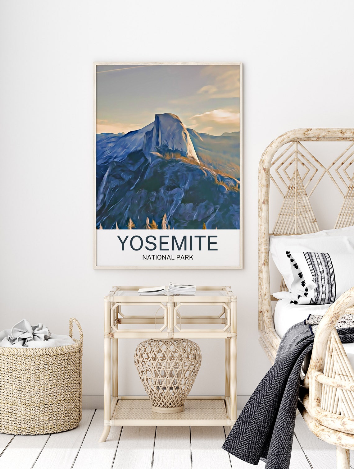 Yosemite National Park Travel Print Yosemite National Park Wall Art Yosemite National Park Poster Yosemite National Park Art Print - Image 2