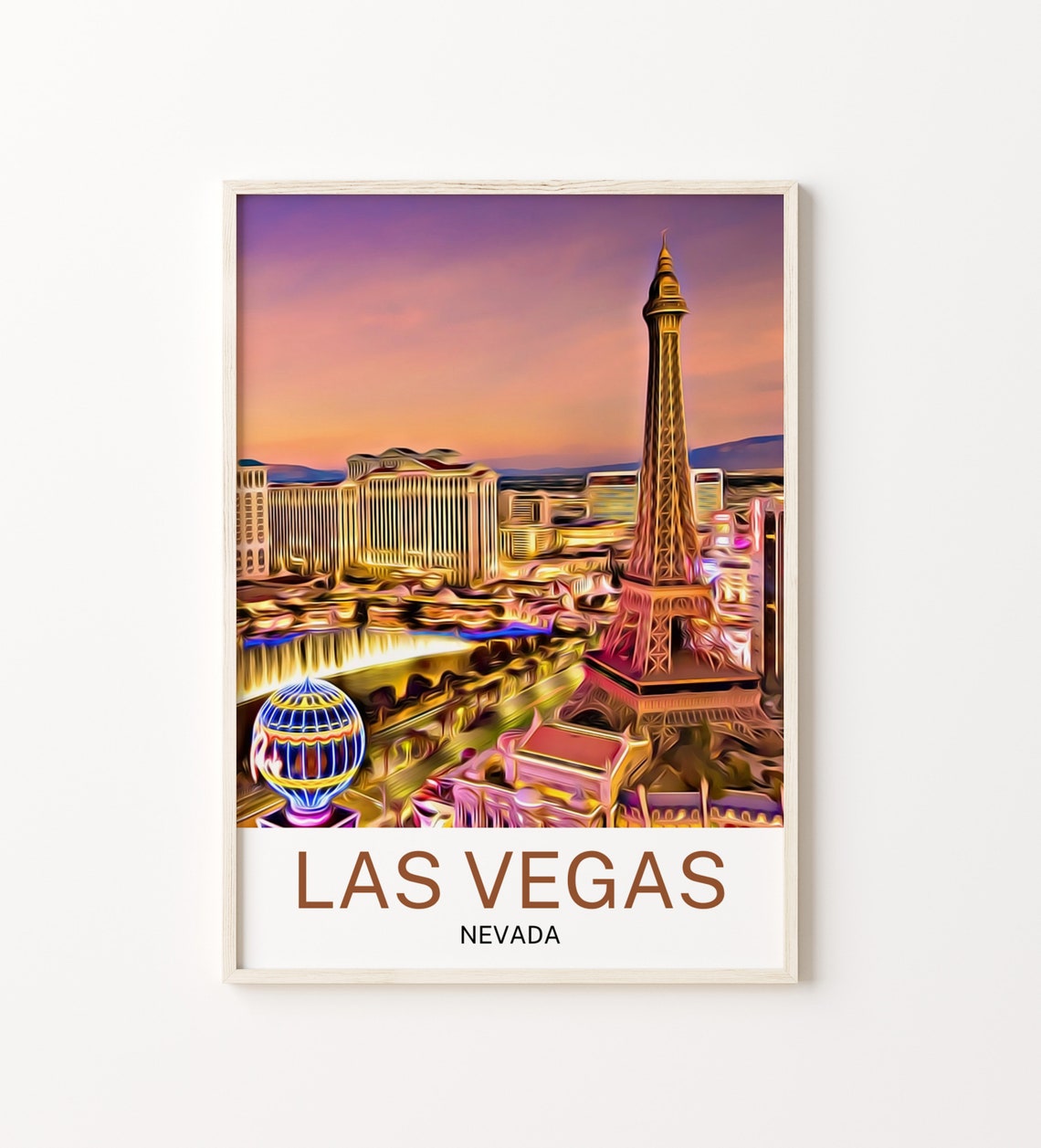 Las Vegas Travel Print Las Vegas Wall Art Las Vegas Art Las Vegas Artwork Las Vegas Art Print Las Vegas Gift Las Vegas Poster