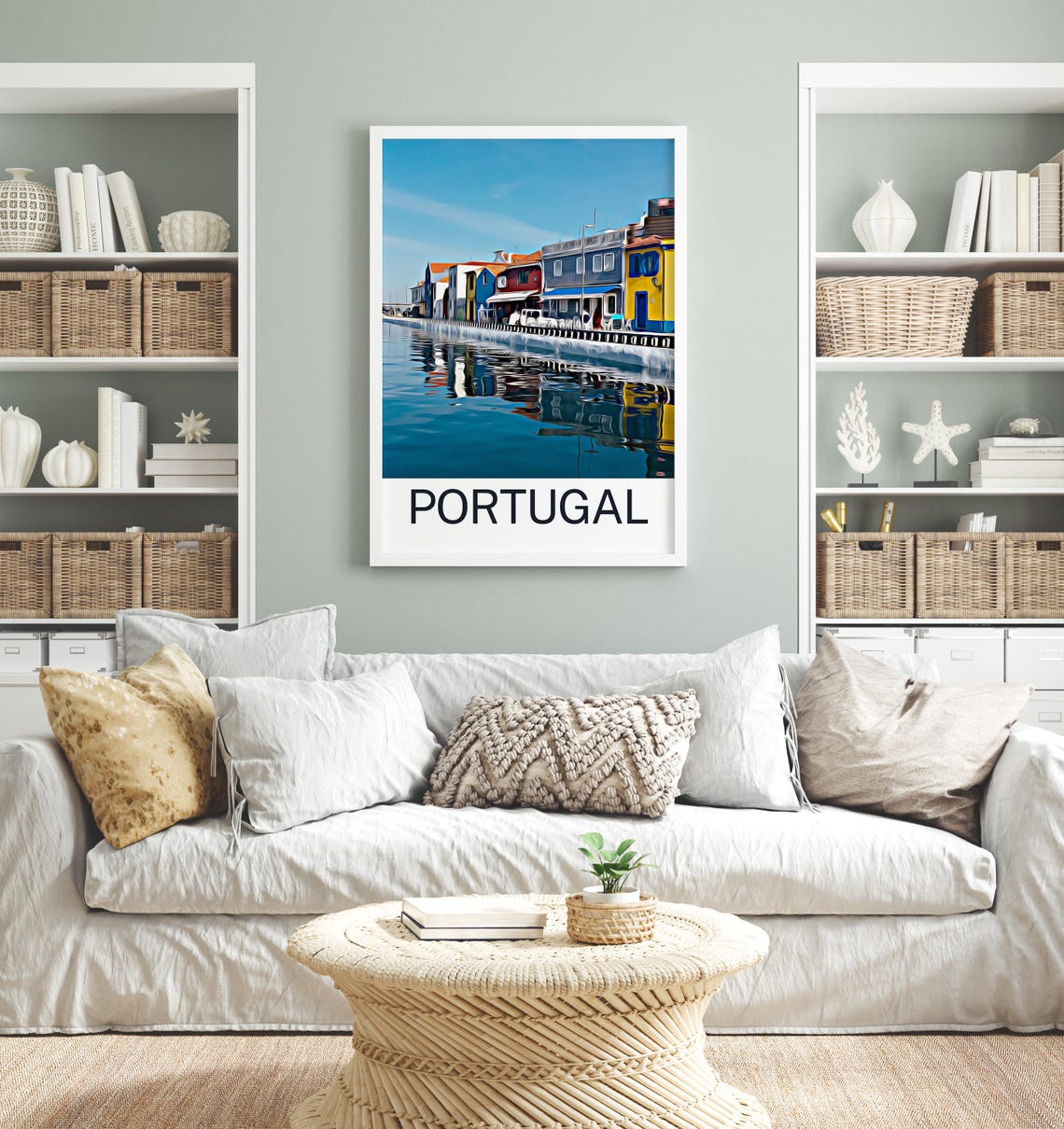 Portugal Print Portugal Wall Art Print Portugal Poster Portugal Wall Decor Portugal Artwork Home Decor Gift Travel Poster Gift - Image 2