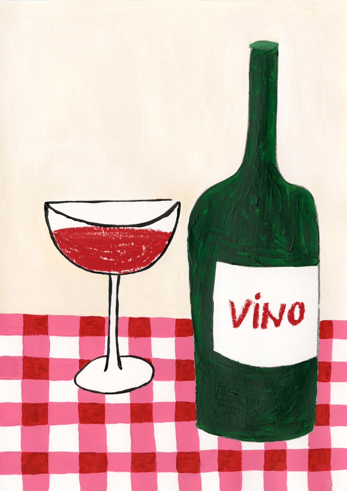 Wine Wall Art Kitchen Art Print, Wine Club Decor - Image 2