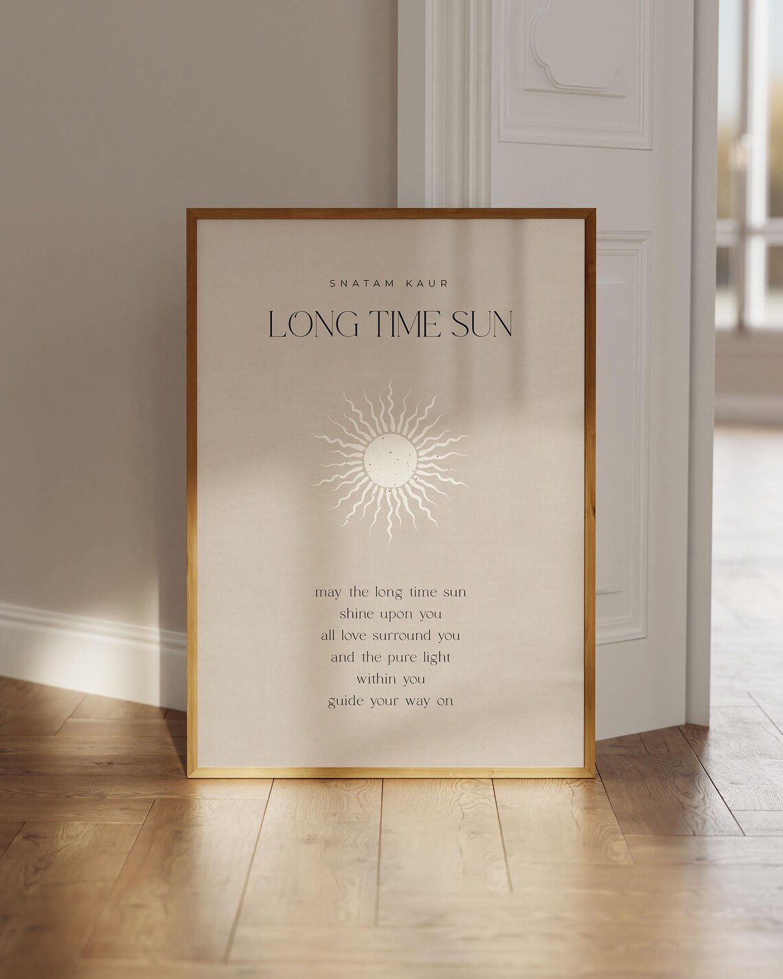 Mantra Song Lyrics Yoga Spiritual Wall Art