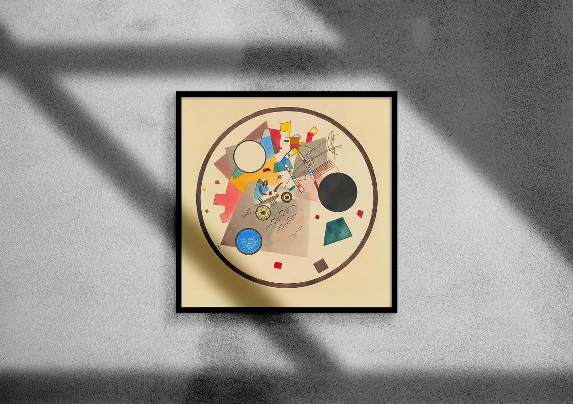 Wassily Kandinsky Several Circles Expressionist Geometric Art Poster - Image 4
