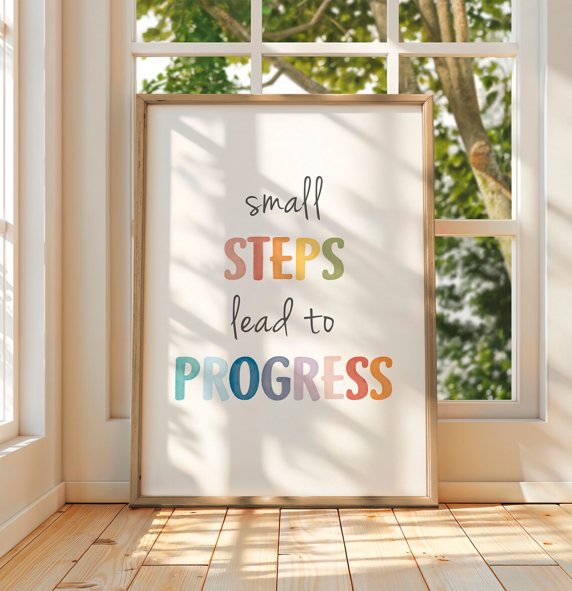 Mental Health Positive Affirmation Growth Mindset Art Print - Image 6