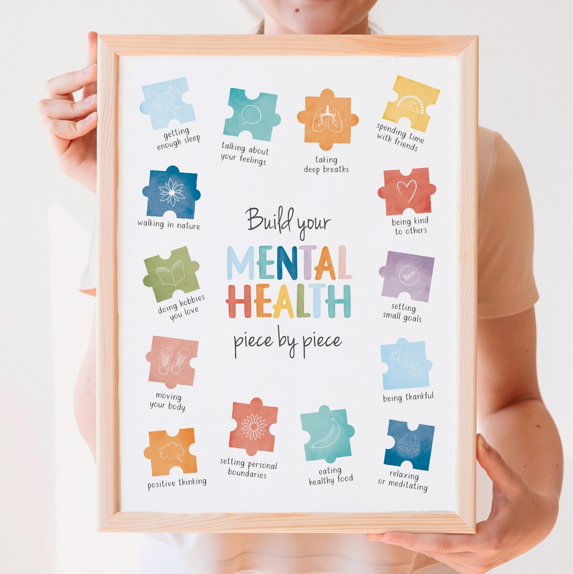 Mental Health Coping Skills Poster, Therapy Office Decor - Image 6