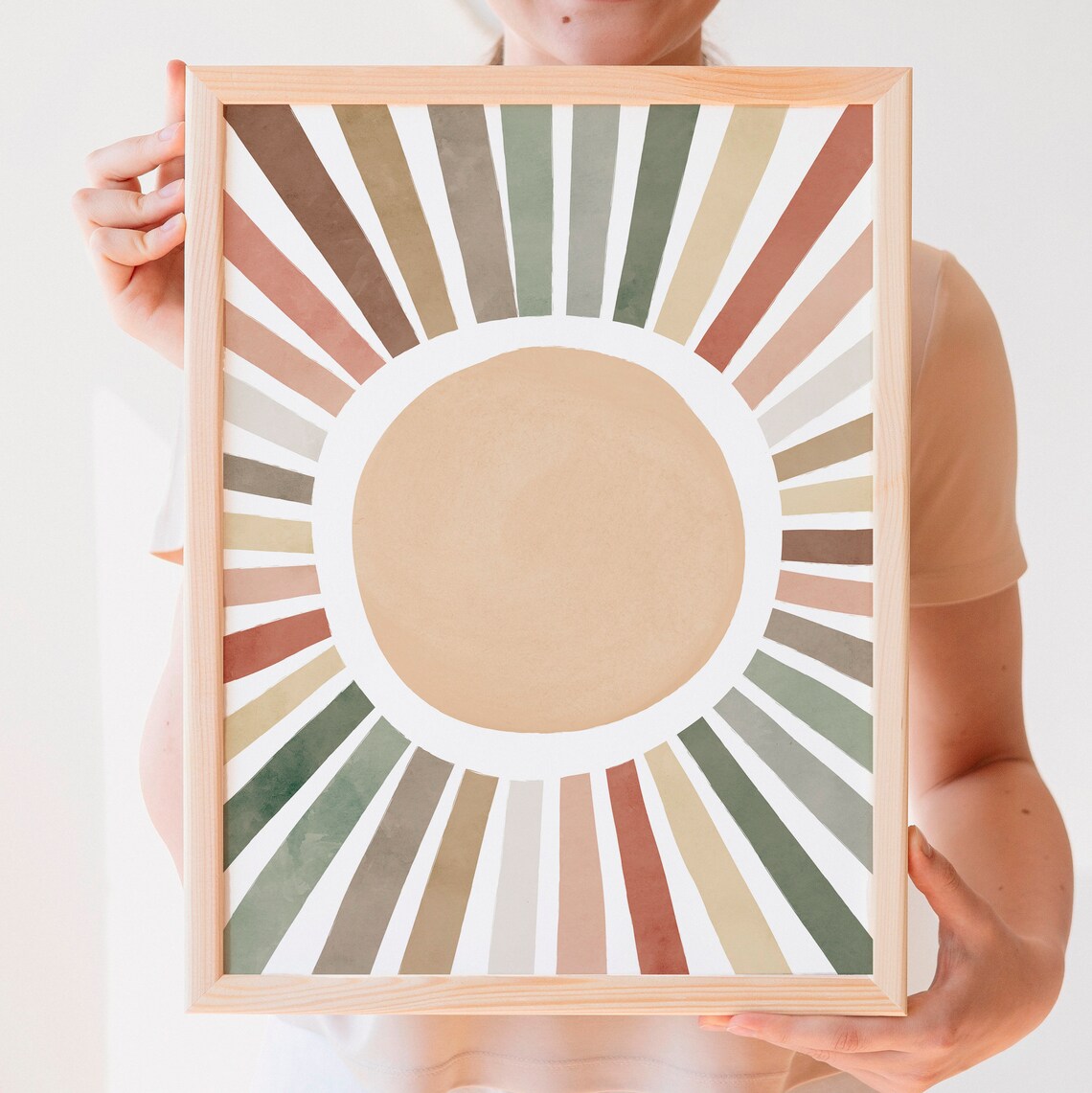 Boho Sun Art Print, Nursery and Playroom Decor - Image 6