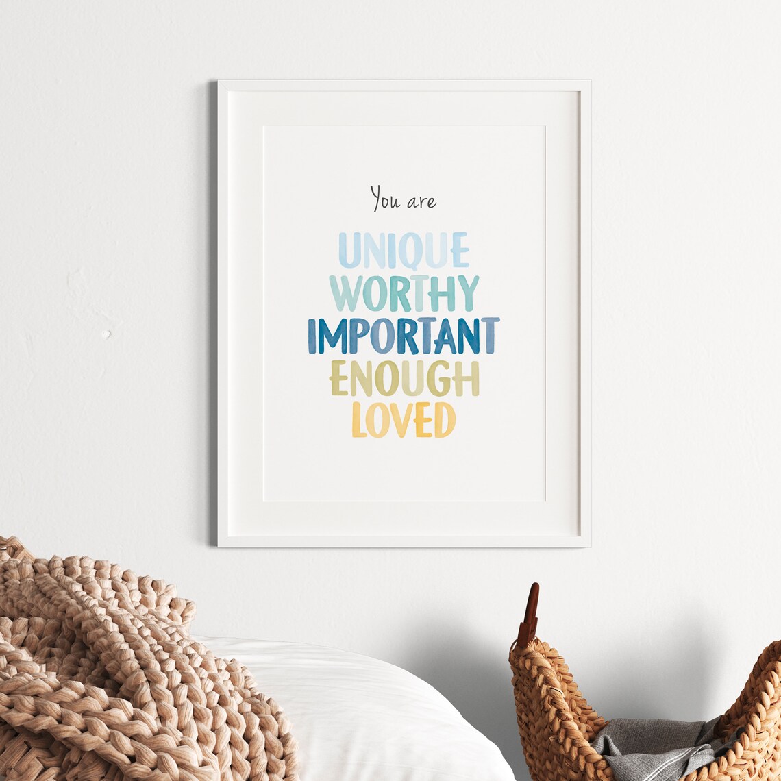 Affirmation Poster Mental Health Office Wall Art Print - Image 7