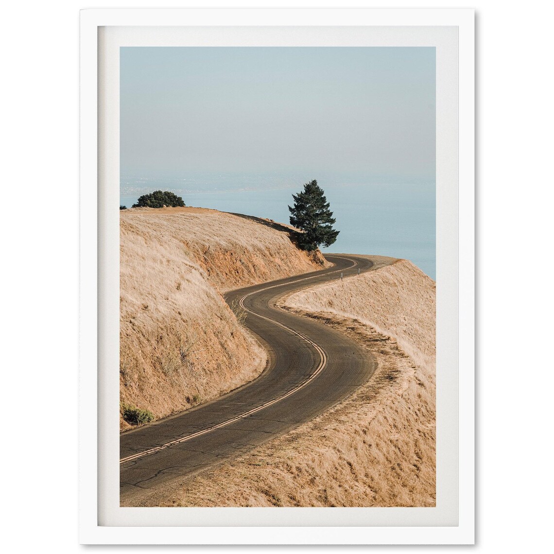Pacific Coastal Highway Ocean Lifestyle Art Print